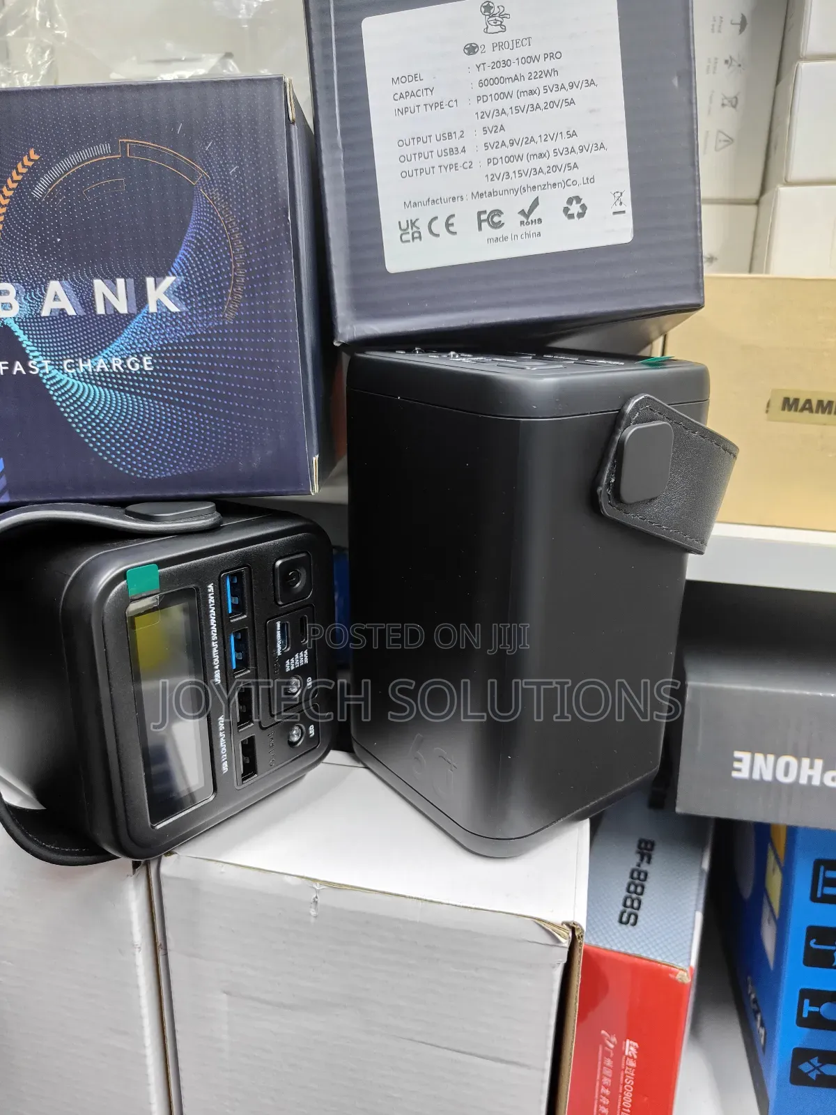 Projector 60,000 Mah 100watts Powerbank.