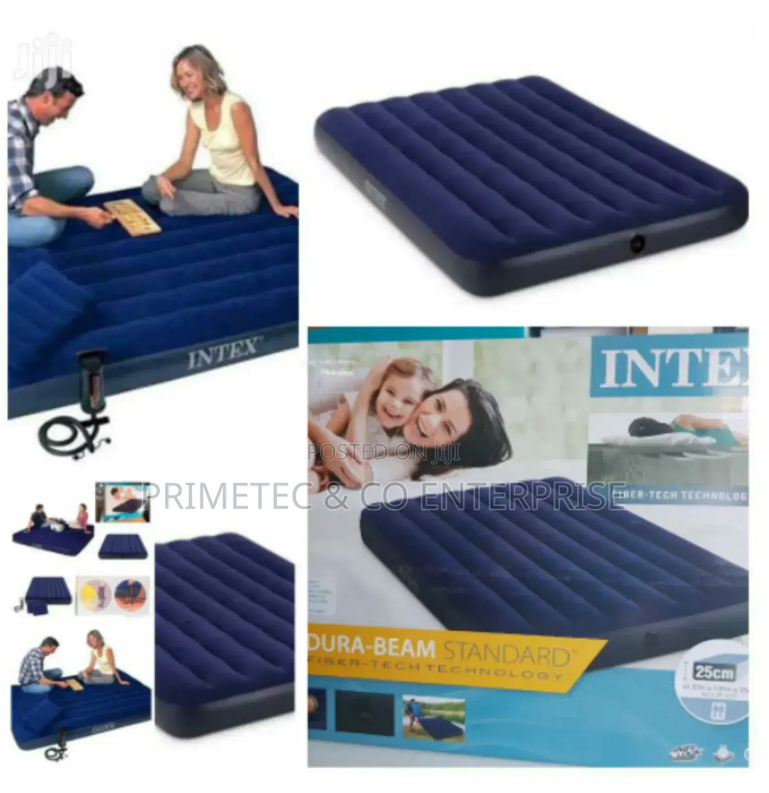Intex Inflatable Mattress With Free Electric Pump 4*6
