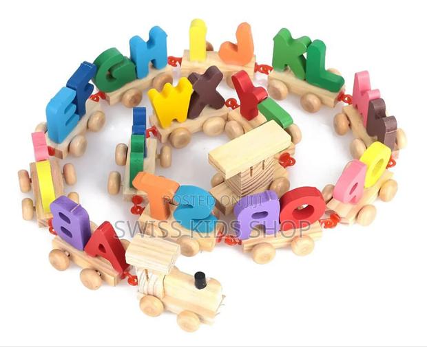 Wooden Letter Train - main view