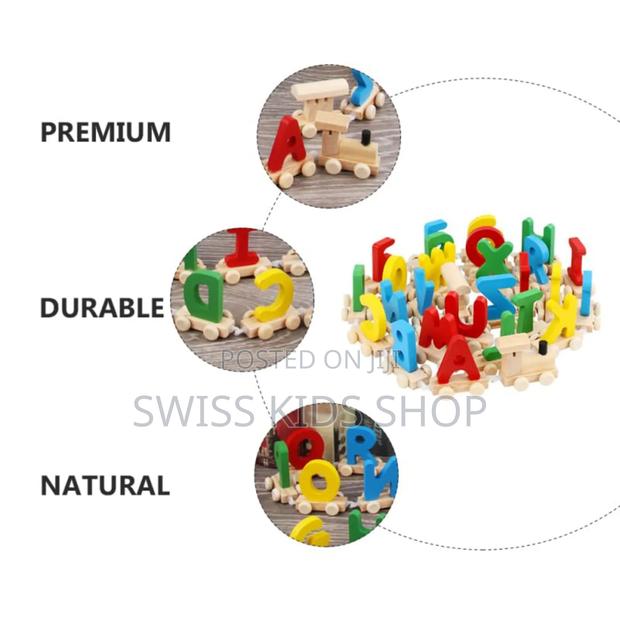 Wooden Letter Train - thumbnail 3