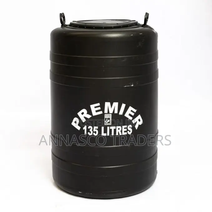 Premier Water Storage Drum Or Barrel 135l- Black