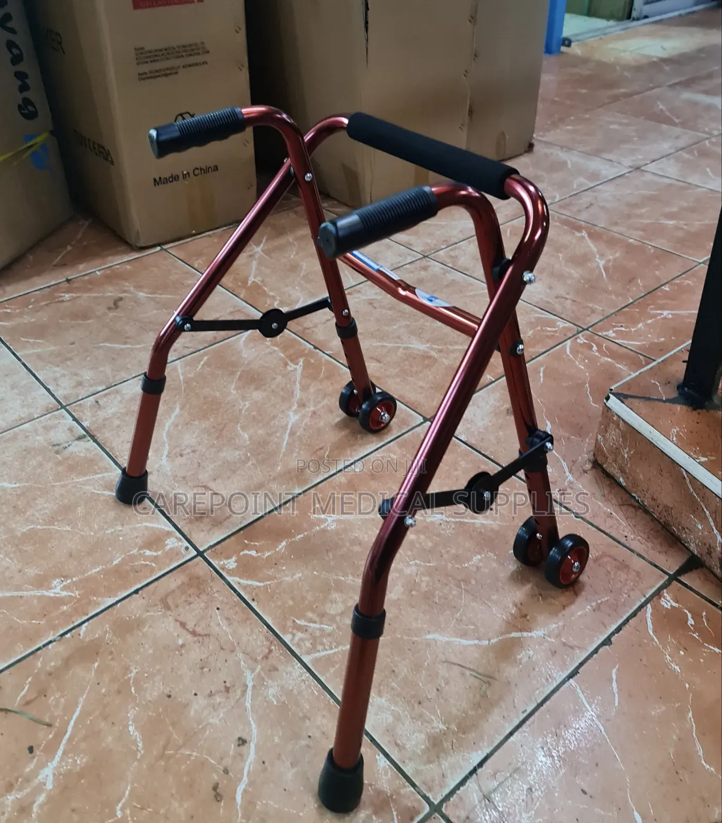 Paediatric Walking Frame With Castors