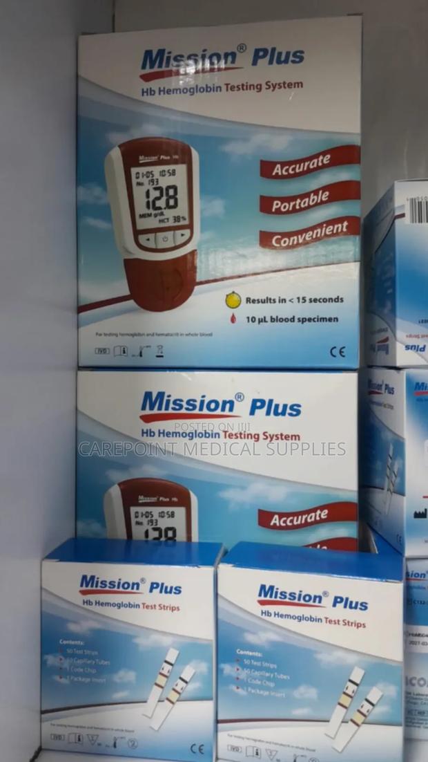 Mission Plus Hb Testing System - main view