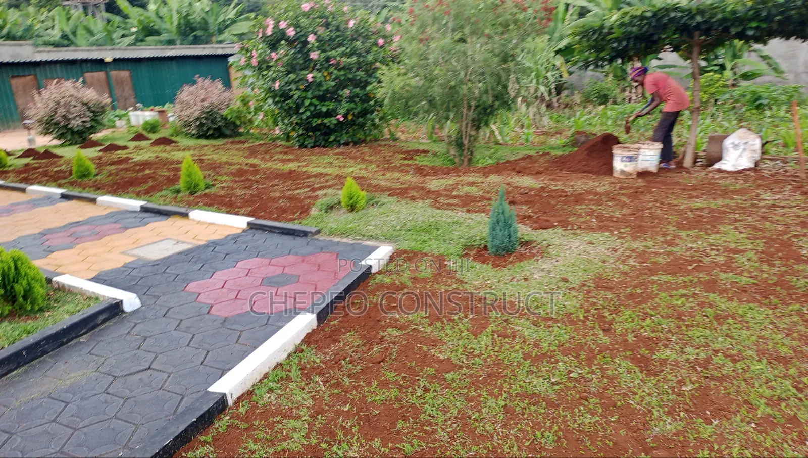 Coloured Cabro and Landscaping Works