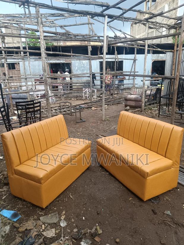 Restaurant or Waiting Couch, Gold Colour - thumbnail 3