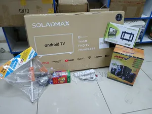 Solarmax 43 Inches Android Tv + Woofer + Wall Mount
