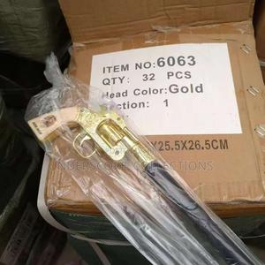 Executive Men Functional Walking Stick With Gun Head - thumbnail 2