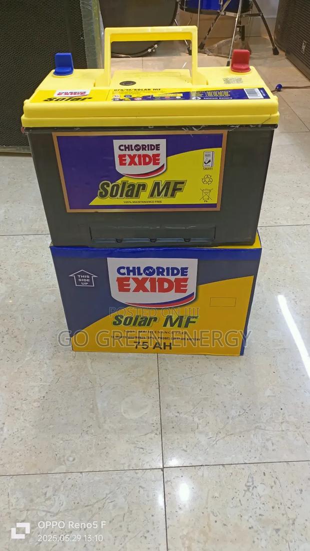 Chloride Exide 75ah Solar Mf - thumbnail 2