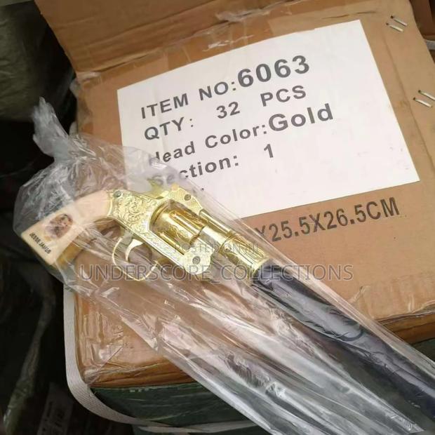 Executive Men Functional Walking Stick With Gun Head - thumbnail 3