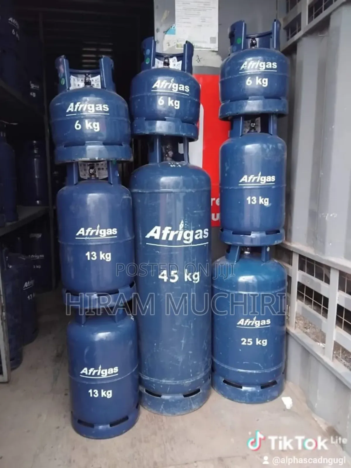 Complete 6kg Gas Cylinders With Gas, Burner and 