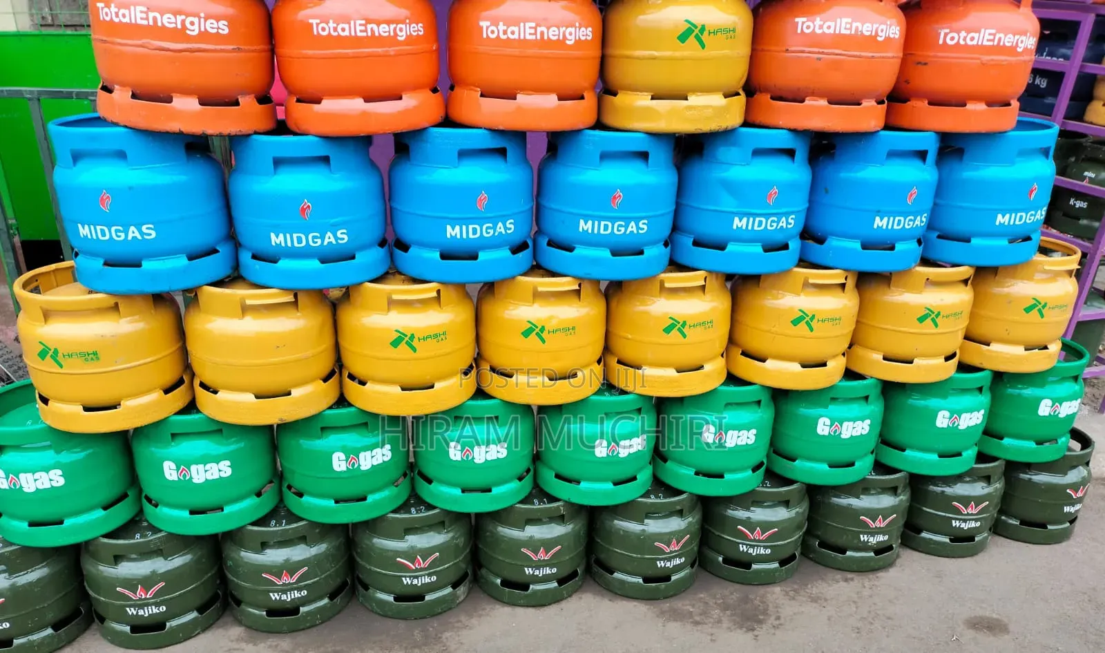 Complete 6kg Gas Cylinders With Gas, Burner and 