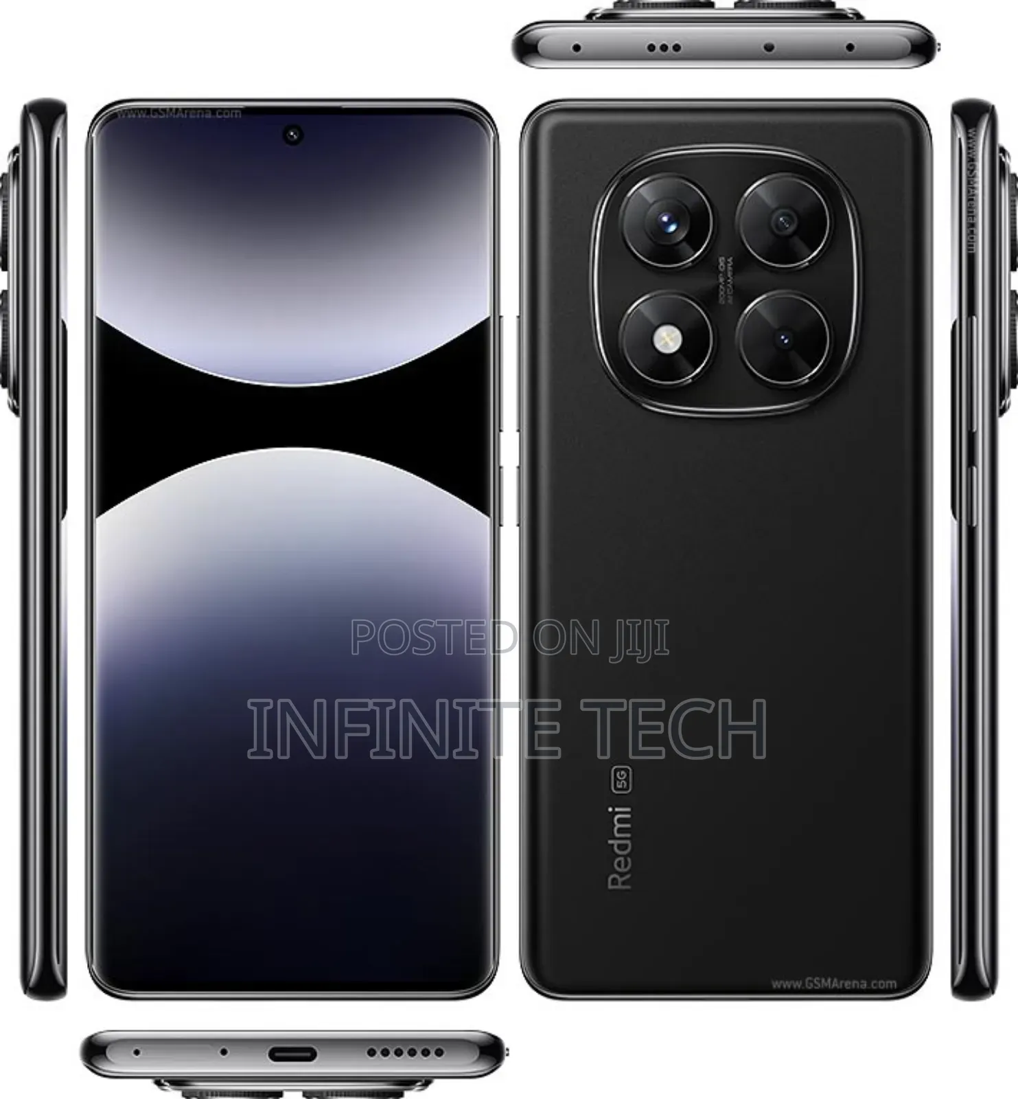 New Xiaomi Redmi Note 14 Pro 256 GB Black