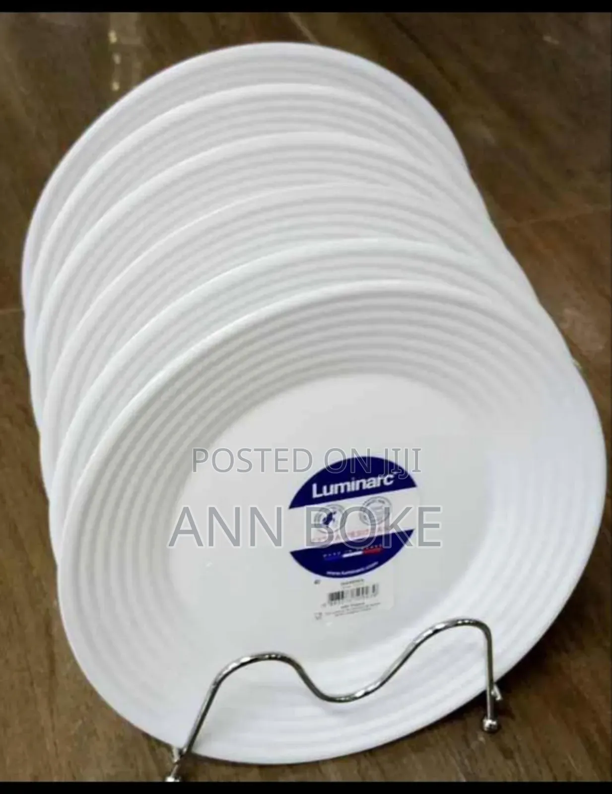 6 Pc Luminarc Round Plates KSH 2500