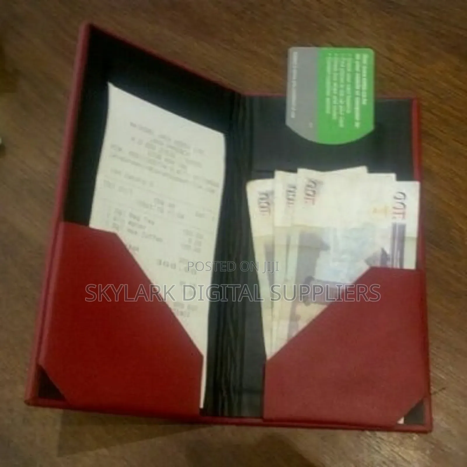 Pure Leather Gym Belt|Bill Folder |Menu Folder