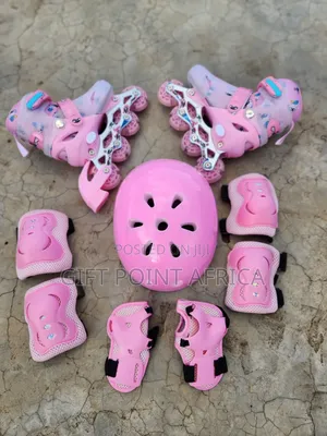 Size,31-35,36-38 Full Set Adjustable Roller Skates For Kids