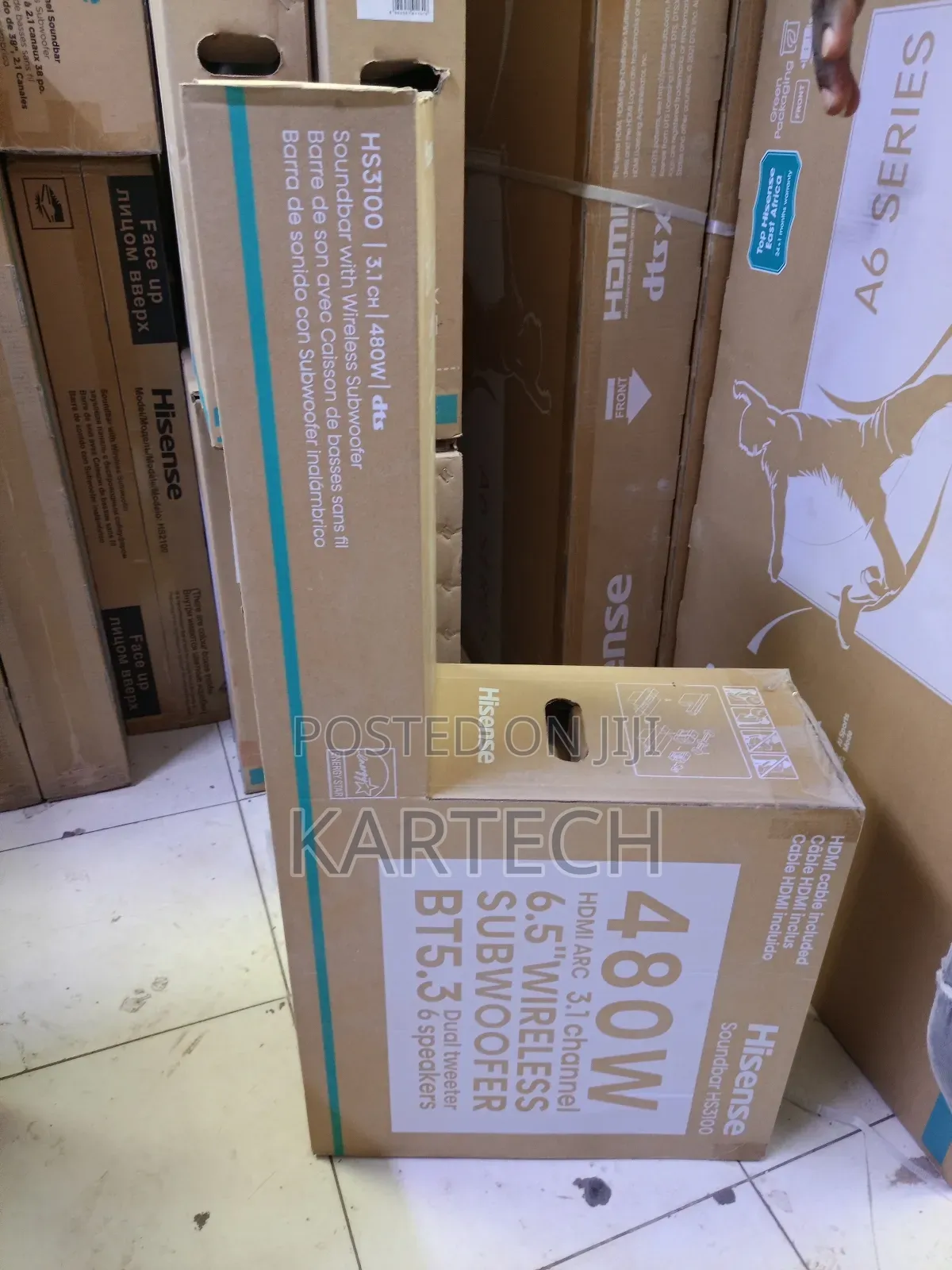 Hisense 3.1ch Hs3100 Soundbar Sound System 480w