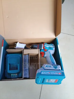 Total 20v Compact Brushless Cordless Drill With 1 Battery