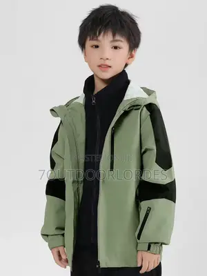 3 in 1 Winter Kids Windbreaker Jacket