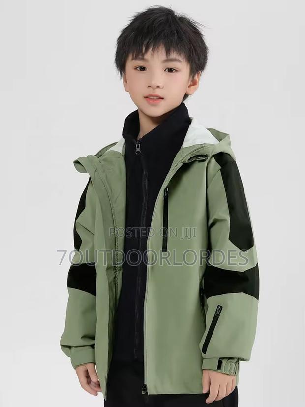 3 in 1 Winter Kids Windbreaker Jacket - thumbnail 4