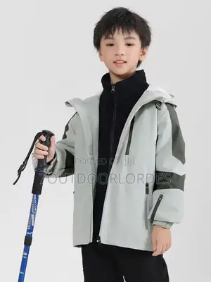 3 in 1 Winter Kids Windbreaker Jacket
