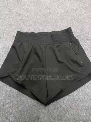 Ladys 2 In 1 Gym Workout Running Shorts