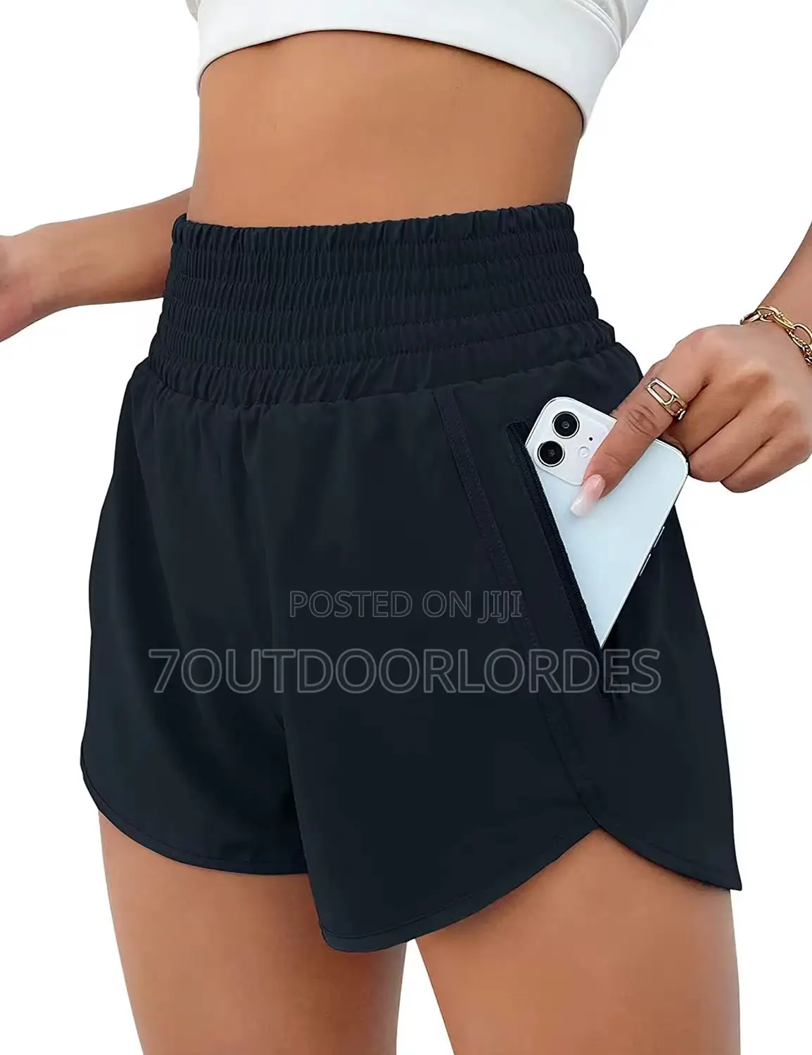 Ladys 2 In 1 Gym Workout Running Shorts