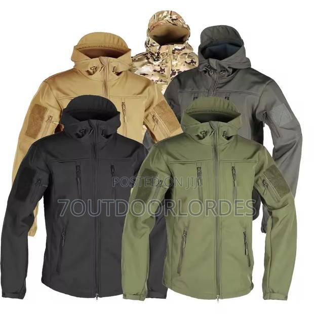Softshell Waterproof Tactical Jacket Green - thumbnail 2
