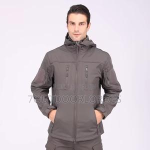 Waterproof Softshell Tactical Jackets Grey - thumbnail 2