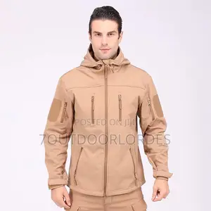 Tactical Waterproof Softshell Jacket Brown