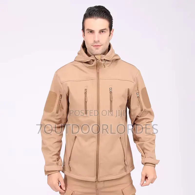 Tactical Waterproof Softshell Jacket Brown