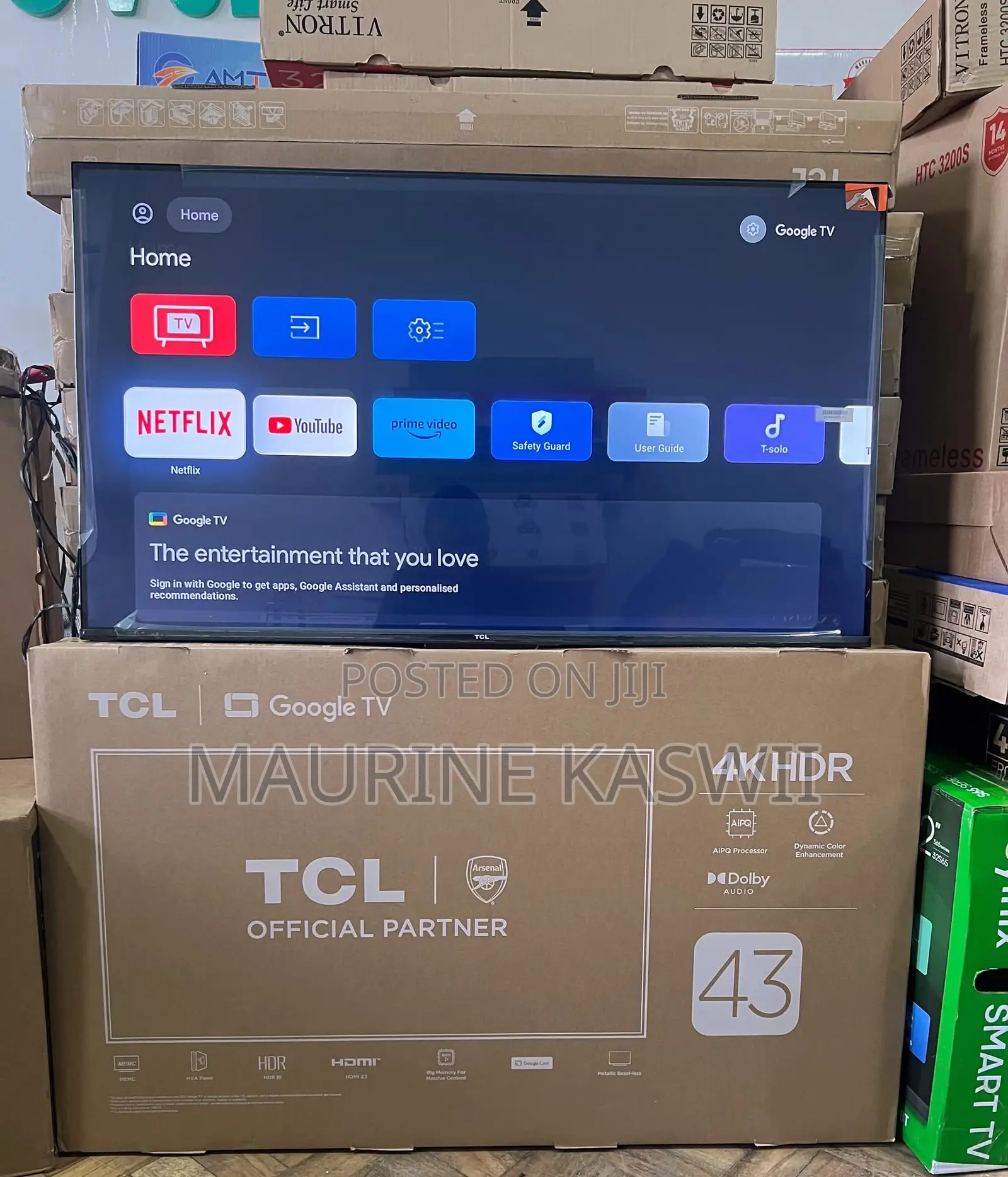 TCL 43” Google Tv (2025) 43 V6c