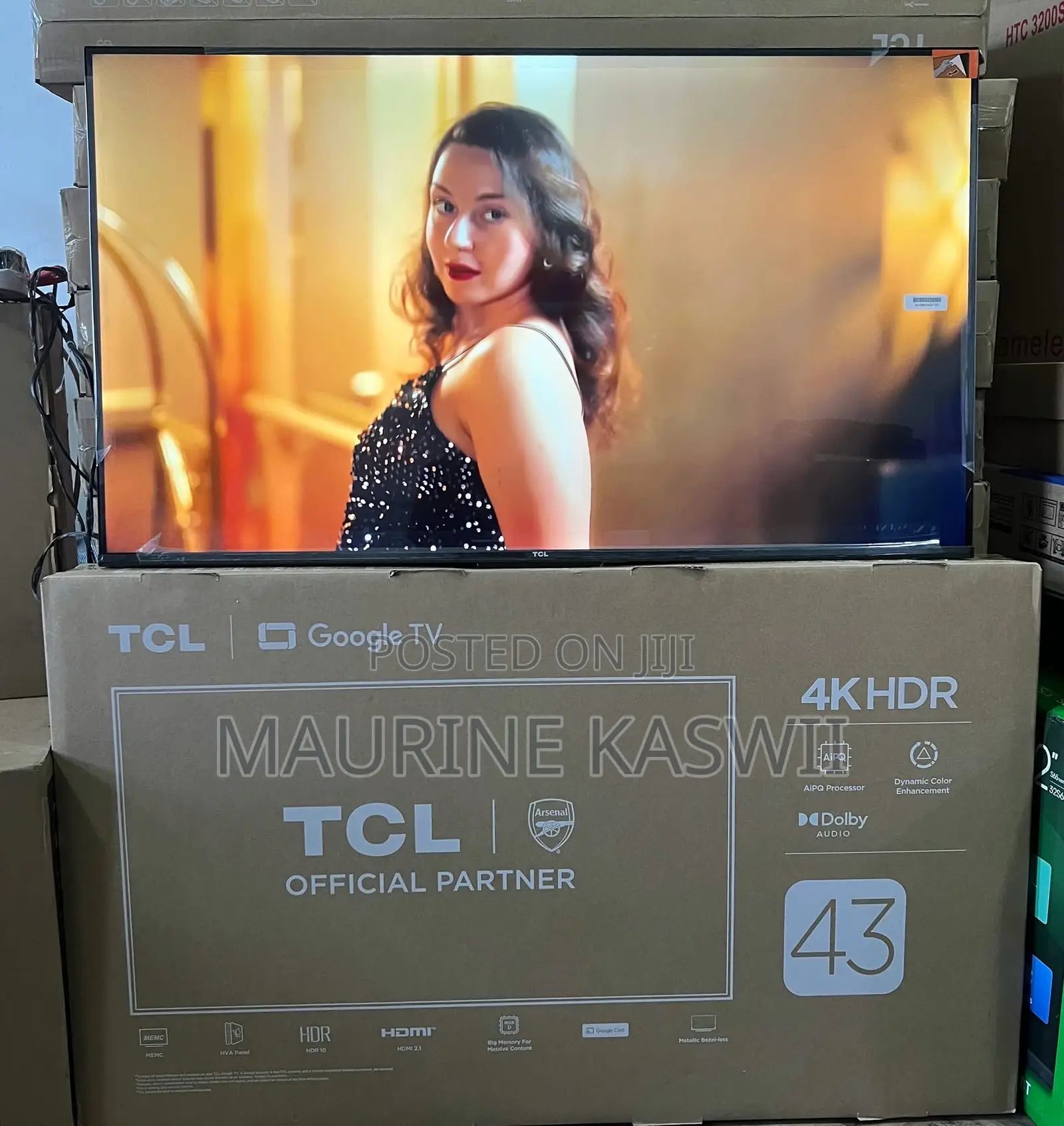 TCL 43” Google Tv (2025) 43 V6c