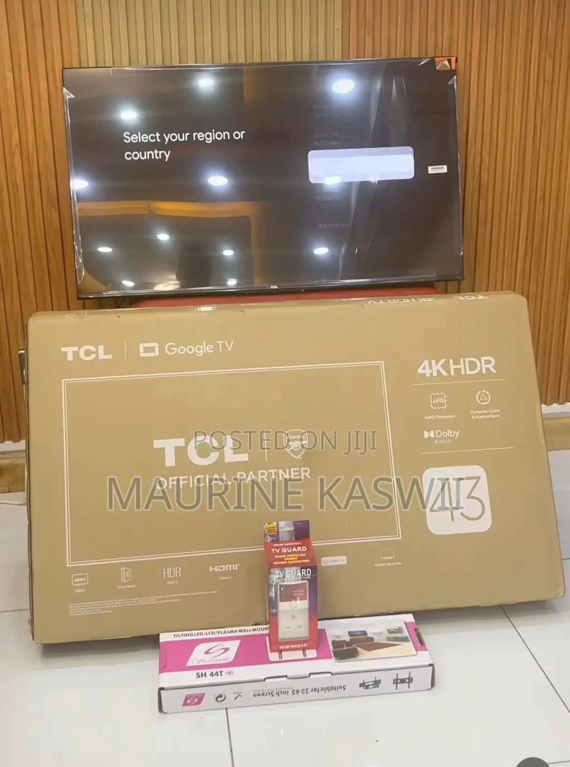 TCL 43” V6c Google Tv With Free Guard Mount