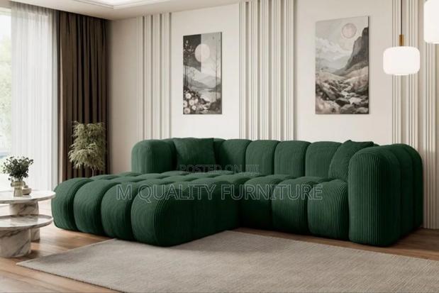 Green Unique Bubble Corner Couch