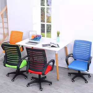 Office Chair: Ergonomic Design Strong Mid-Back Mesh Seat