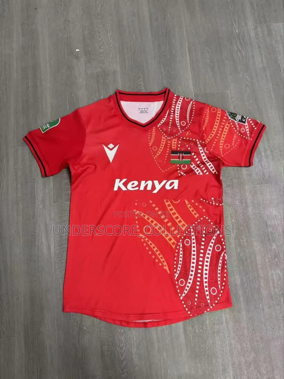 Premium Quality Red Kenyan Jersey