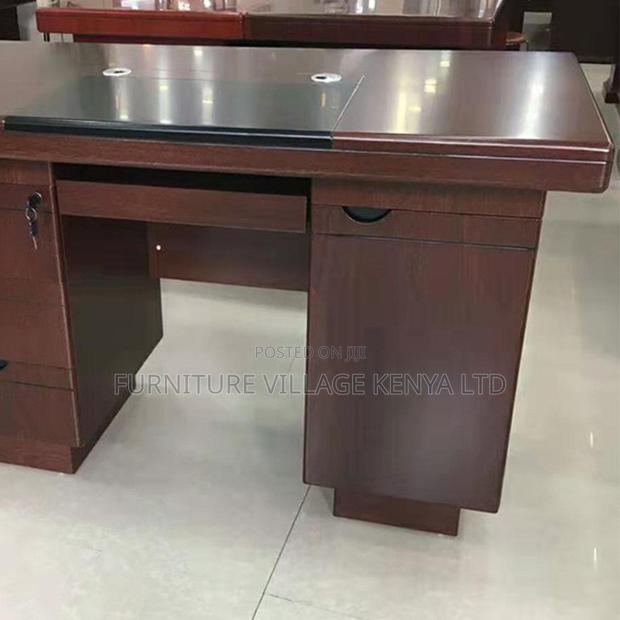 Office Desk:120cm Executive Table With Attached Storage - thumbnail 2