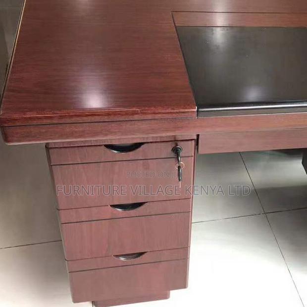 Office Desk:120cm Executive Table With Attached Storage - thumbnail 3