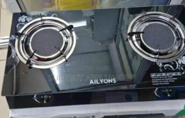 Ailyons 2 Burner Glass Top Gascooker,Infrareddouble Burner - main view