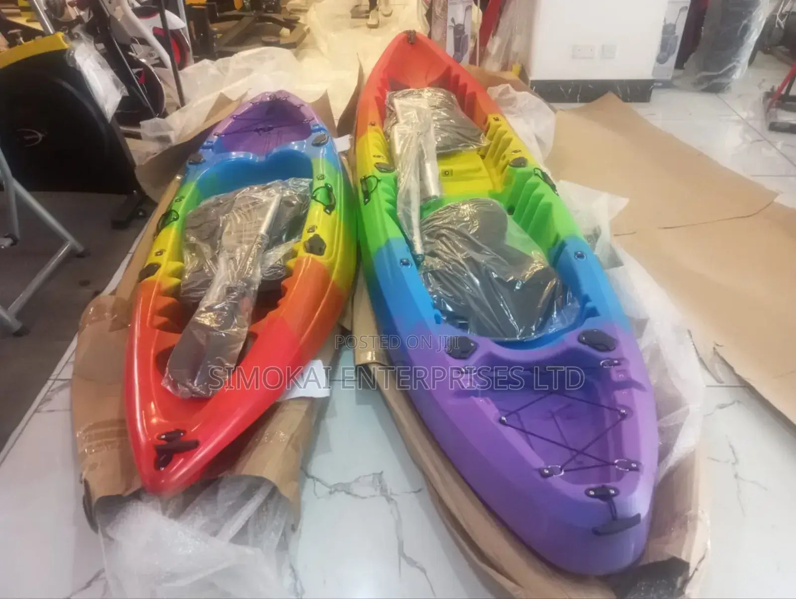 Kayak Front Back Paddling 3.72x0.89x0.42m