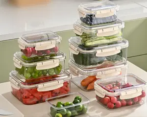 Air Tight Clip Lock Lids Food Storage Containers