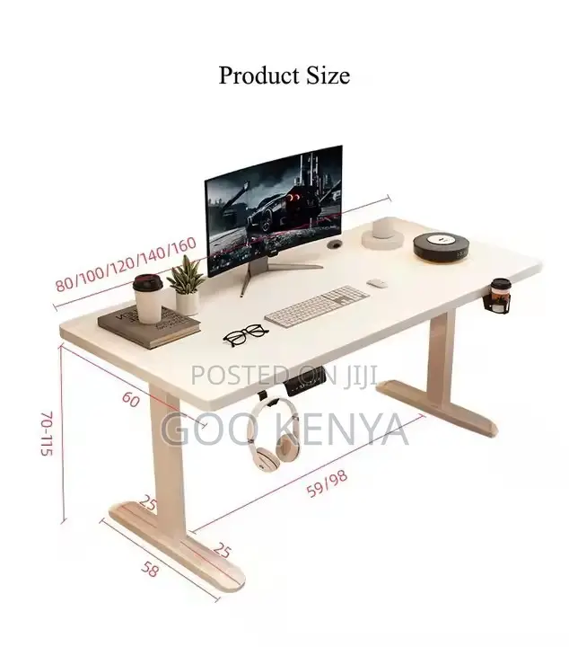 Office Desk ; Computer Gaming Height Adjustable Desk