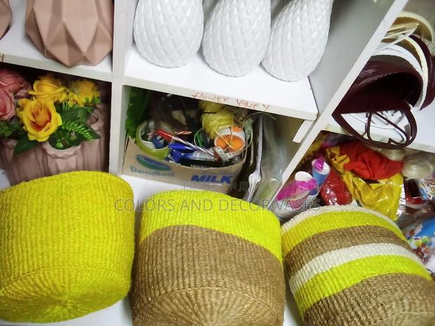 Color Yellow Sisal Baskets - thumbnail 3