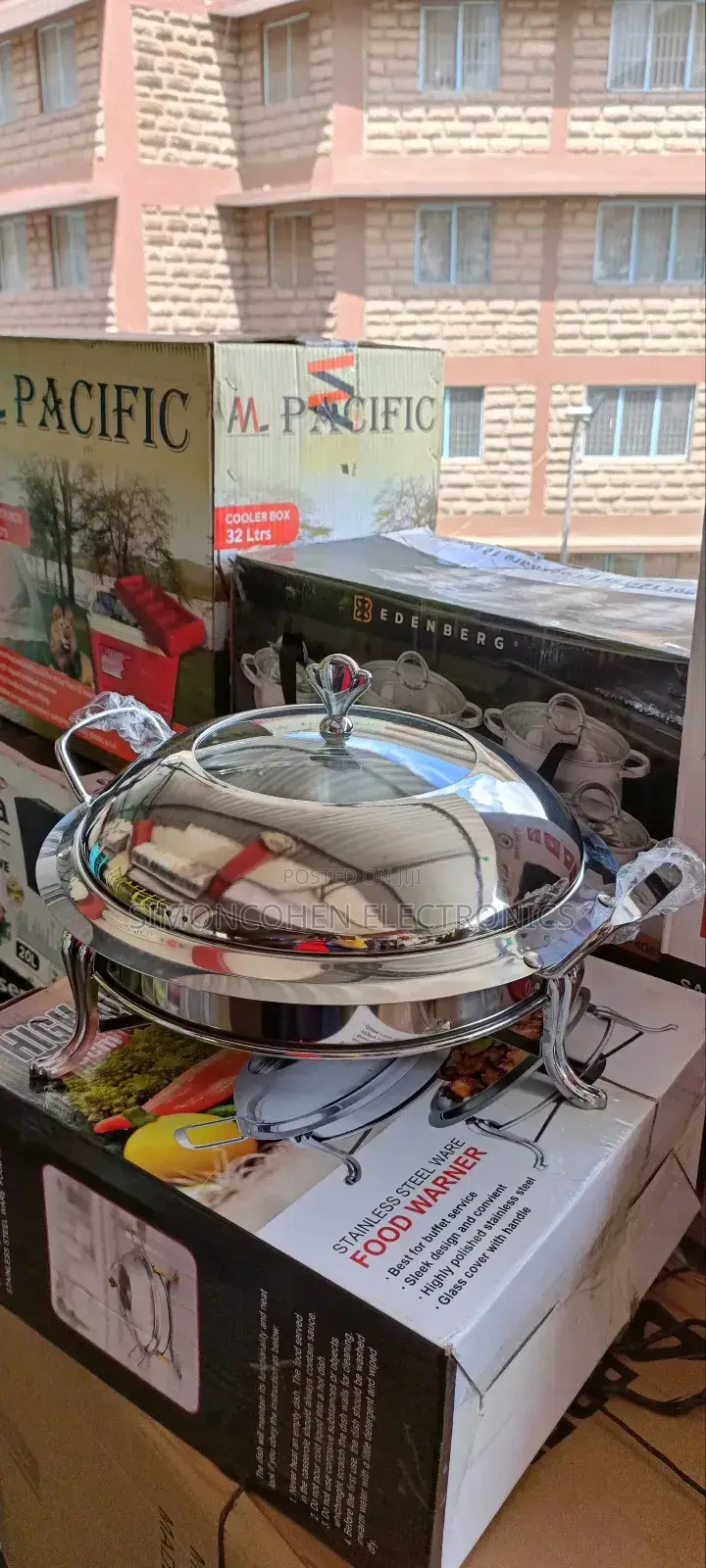 Round Stainless Steel Food Warmer/Chaffing Dishes