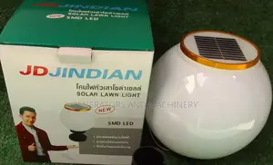 Solar Ball Pillar Lights in Stock