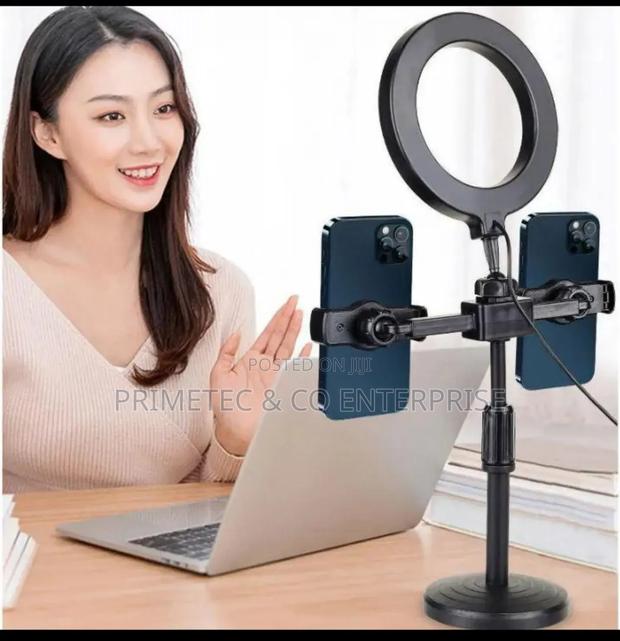 Ring Light Universal Dual Position Mobile Phone Clip /Tripod