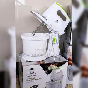 Tlac 3.2l Hand Mixer With Stand and Bowl