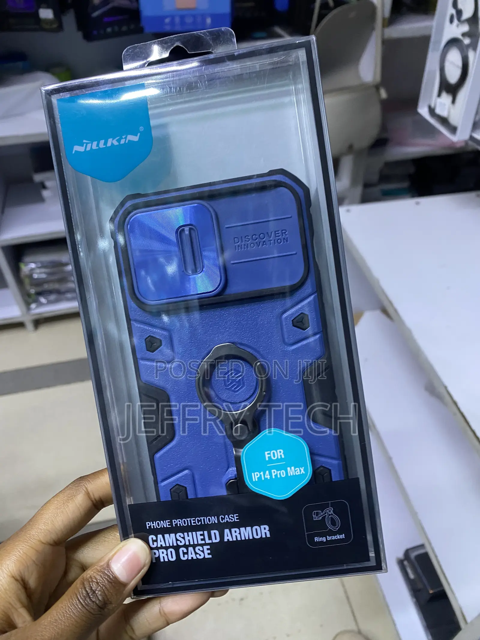 Gladius Nillkin iPhone 15 Pro Max Camshield Ring Holder Case