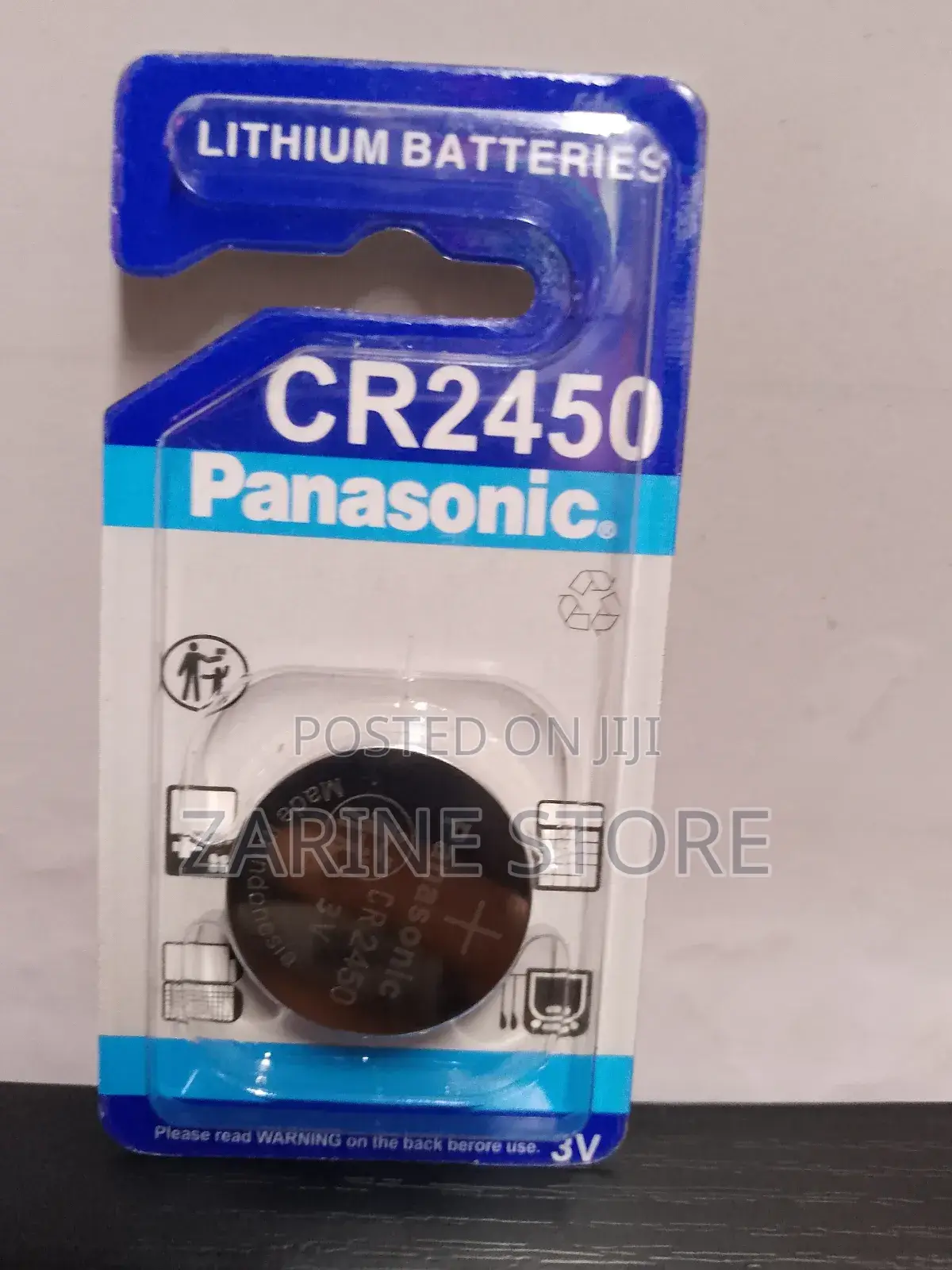 Cr2450 Battery Panasonic Lithium Battery