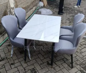 Beautiful Marble Dining Table Set